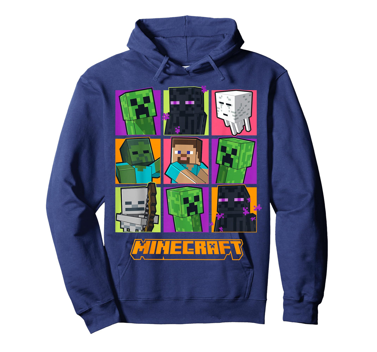 Minecraft Creeper Enderman Characters Grid T-Shirt