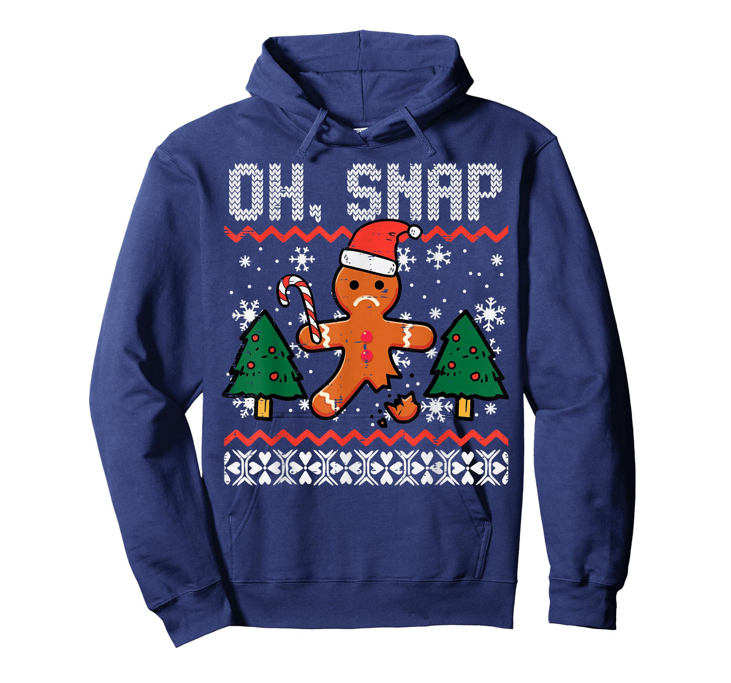 Christmas Gingerbread Broken Oh Snap Ugly Xmas Men Women Kid T-Shirt