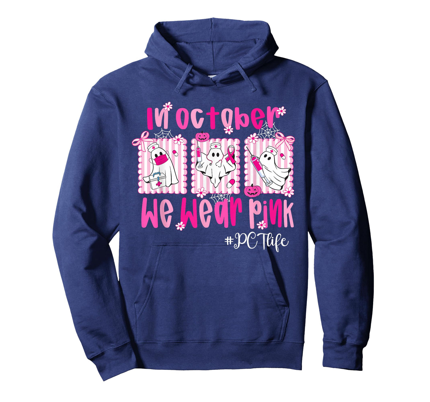 in October We Wear Pink PCT Life Breast Cancer Awareness T-Shirt