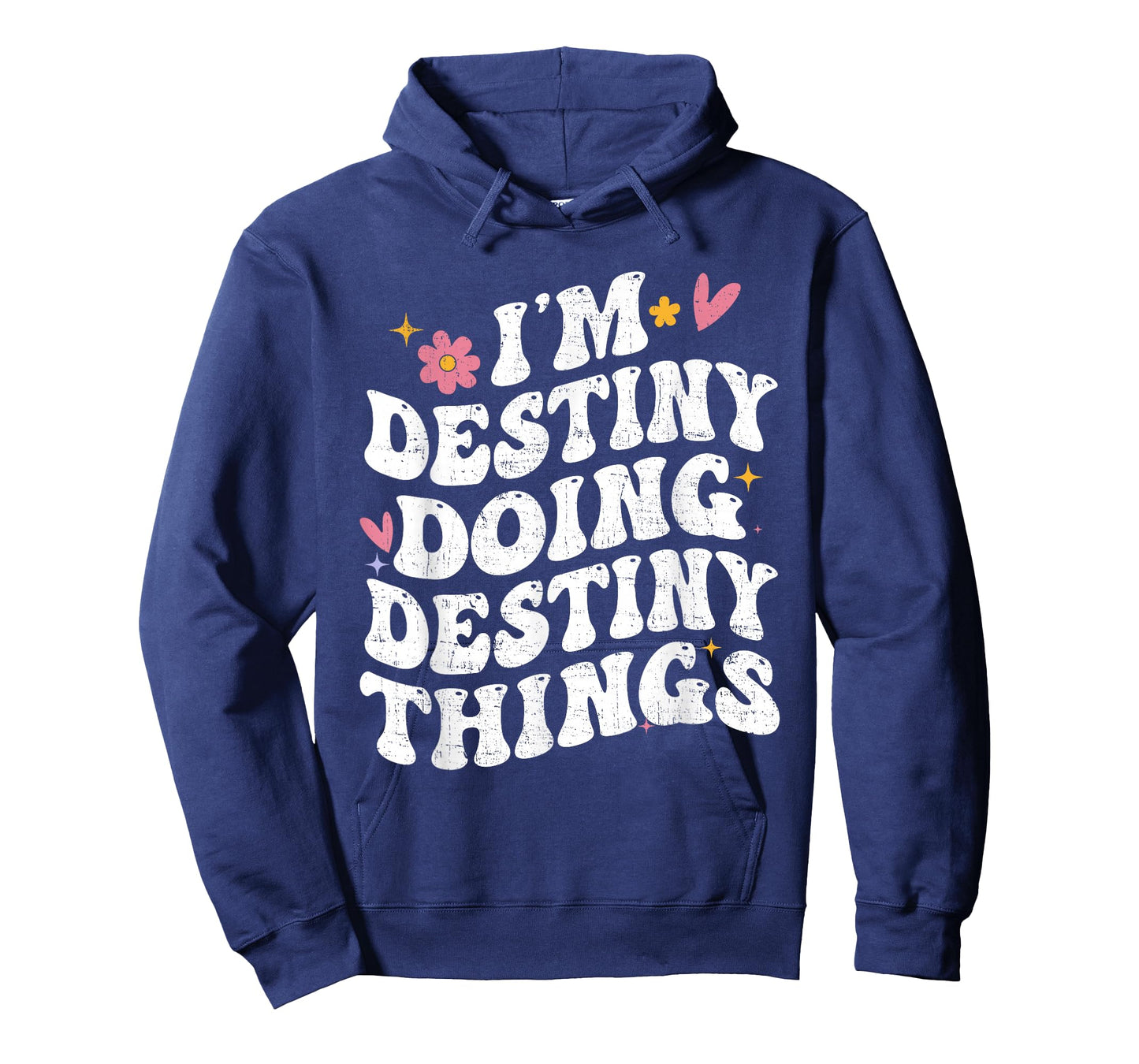 I'm Destiny Doing Destiny Things Retro Groovy Personalized T-Shirt