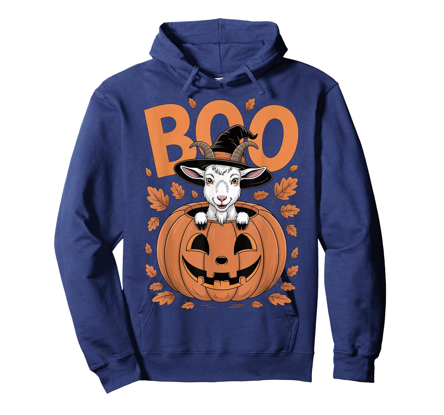 Goat Costume on Pumpkin Halloween Goat T-Shirt