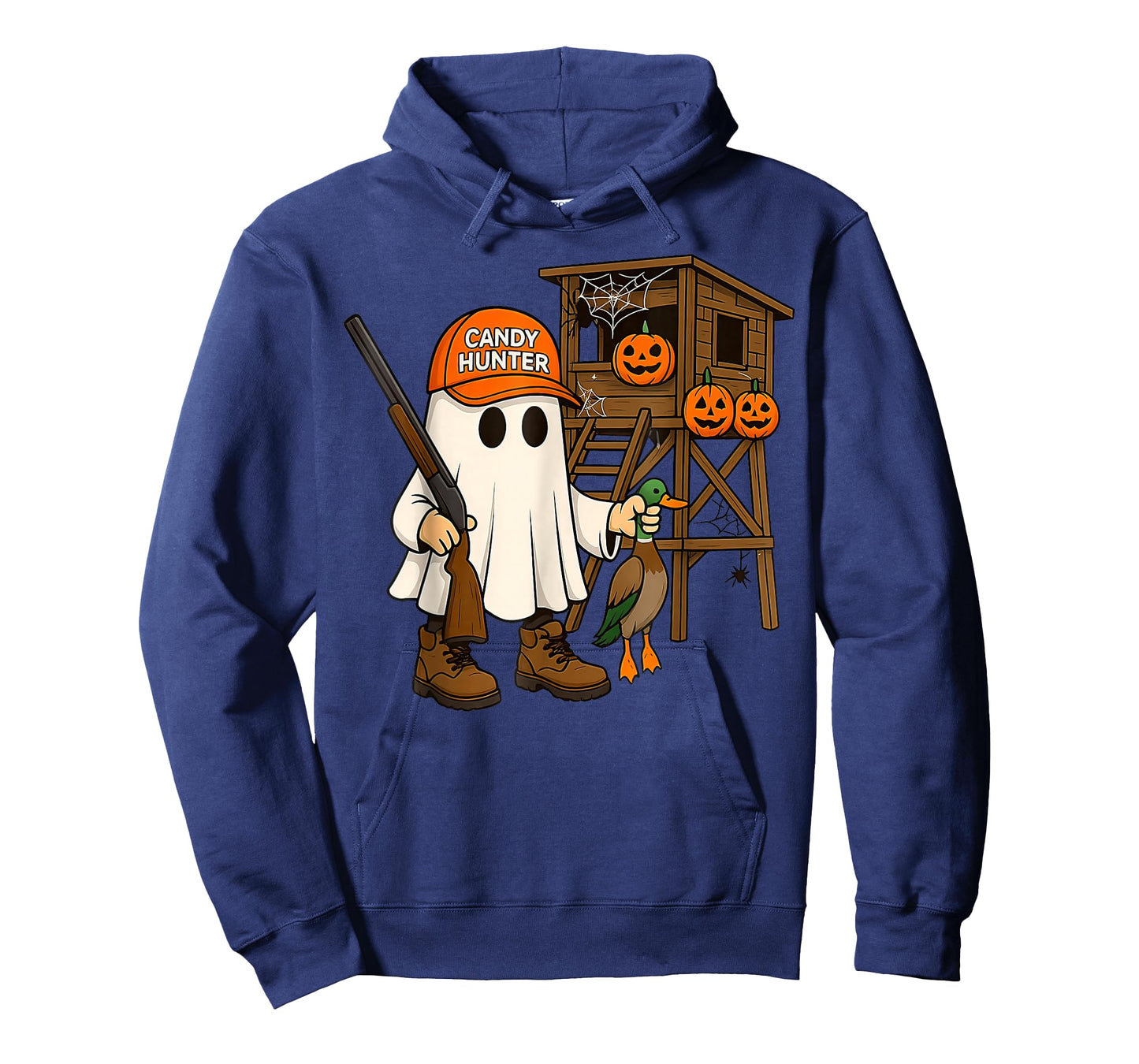 Duck Candy Hunter Ghost Halloween T-Shirt