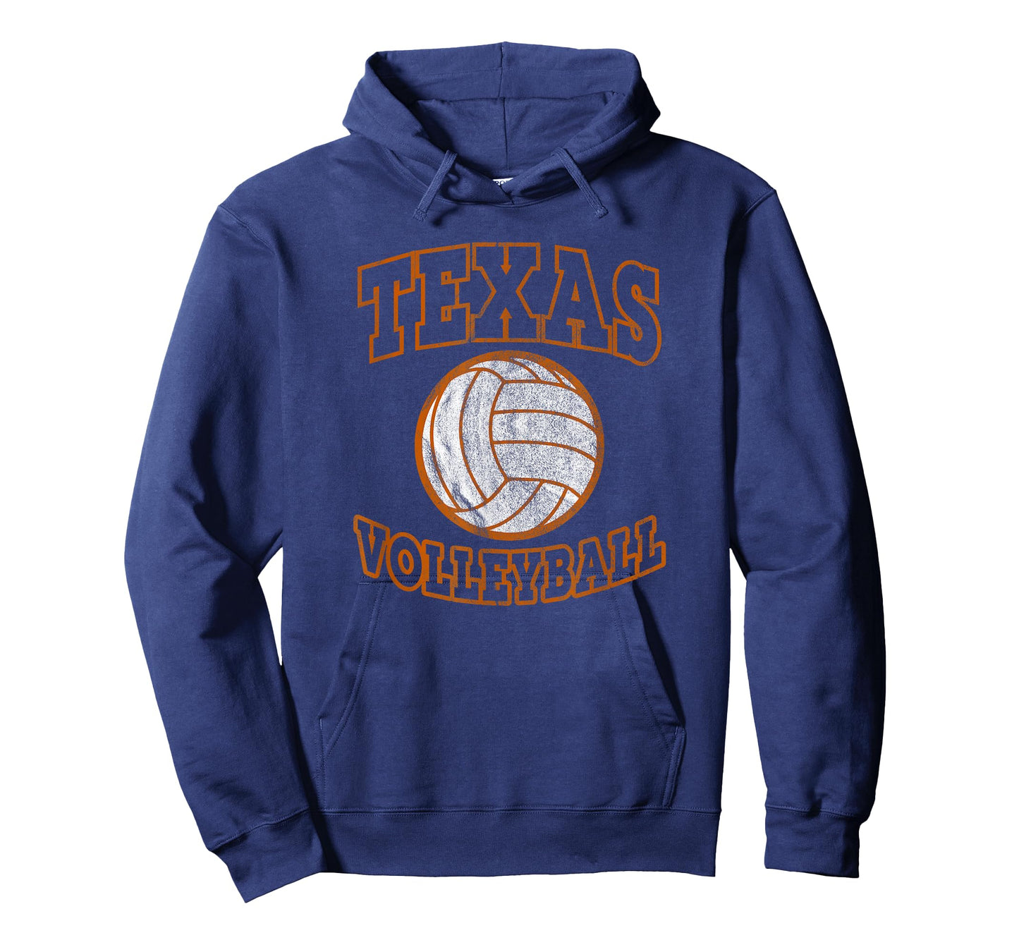 The Lone Star State Texas Volleyball Deez Tees Texas Volleyball Vintage Distressed Black T-Shirt