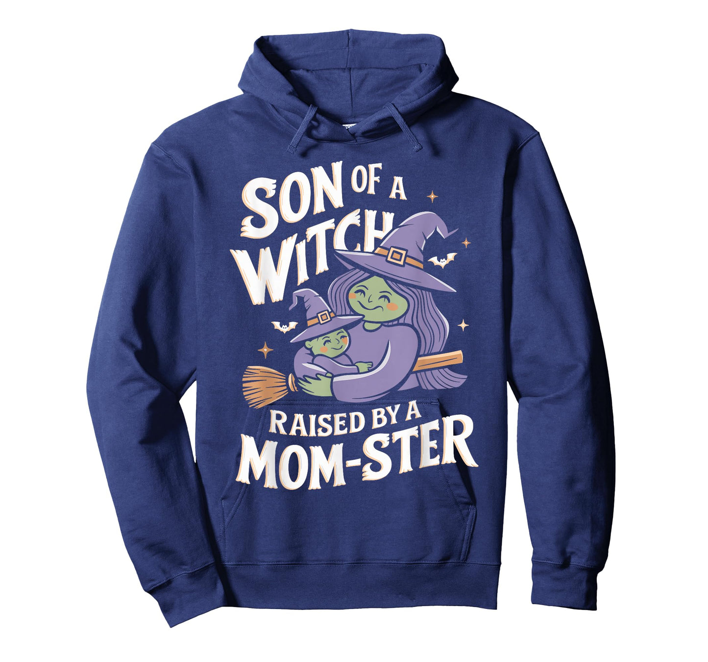 Son of a Witch Raised by a Mom ster Mom and Son Halloween T-Shirt