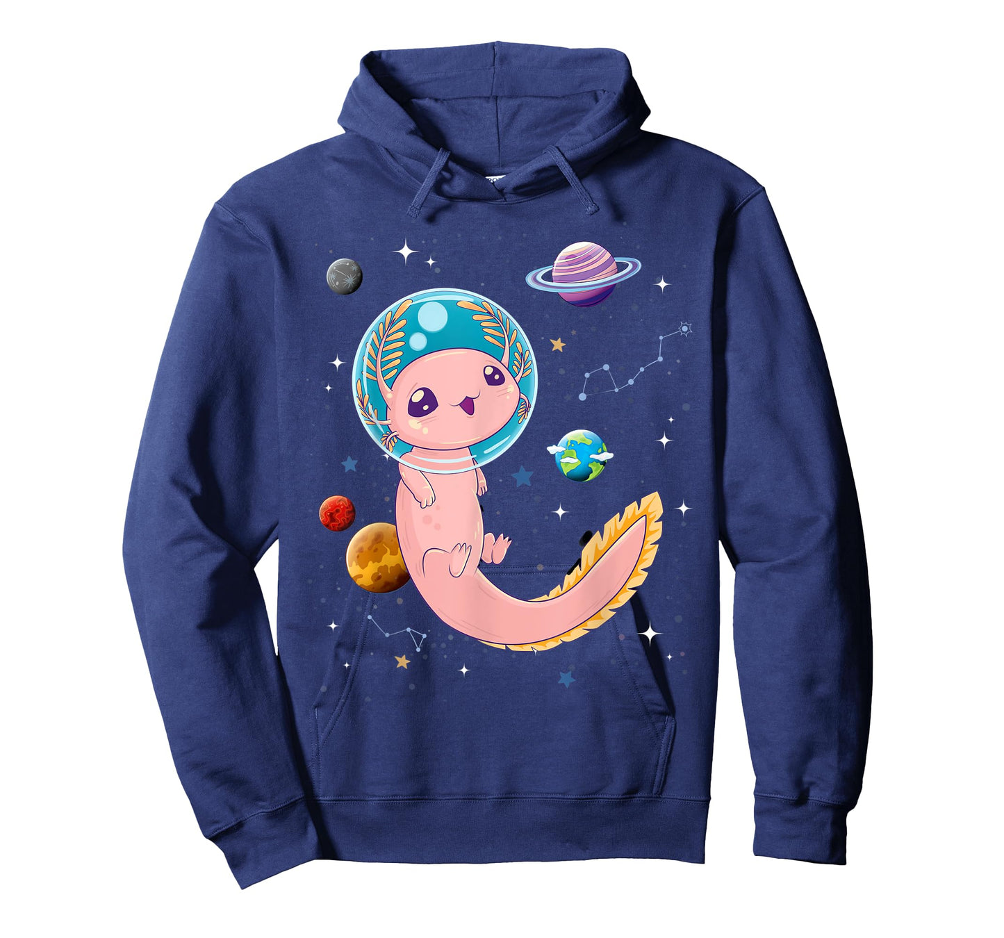 Cute Creepy Anime Pastel Goth Clothes Space Axolotl Kawaii T-Shirt