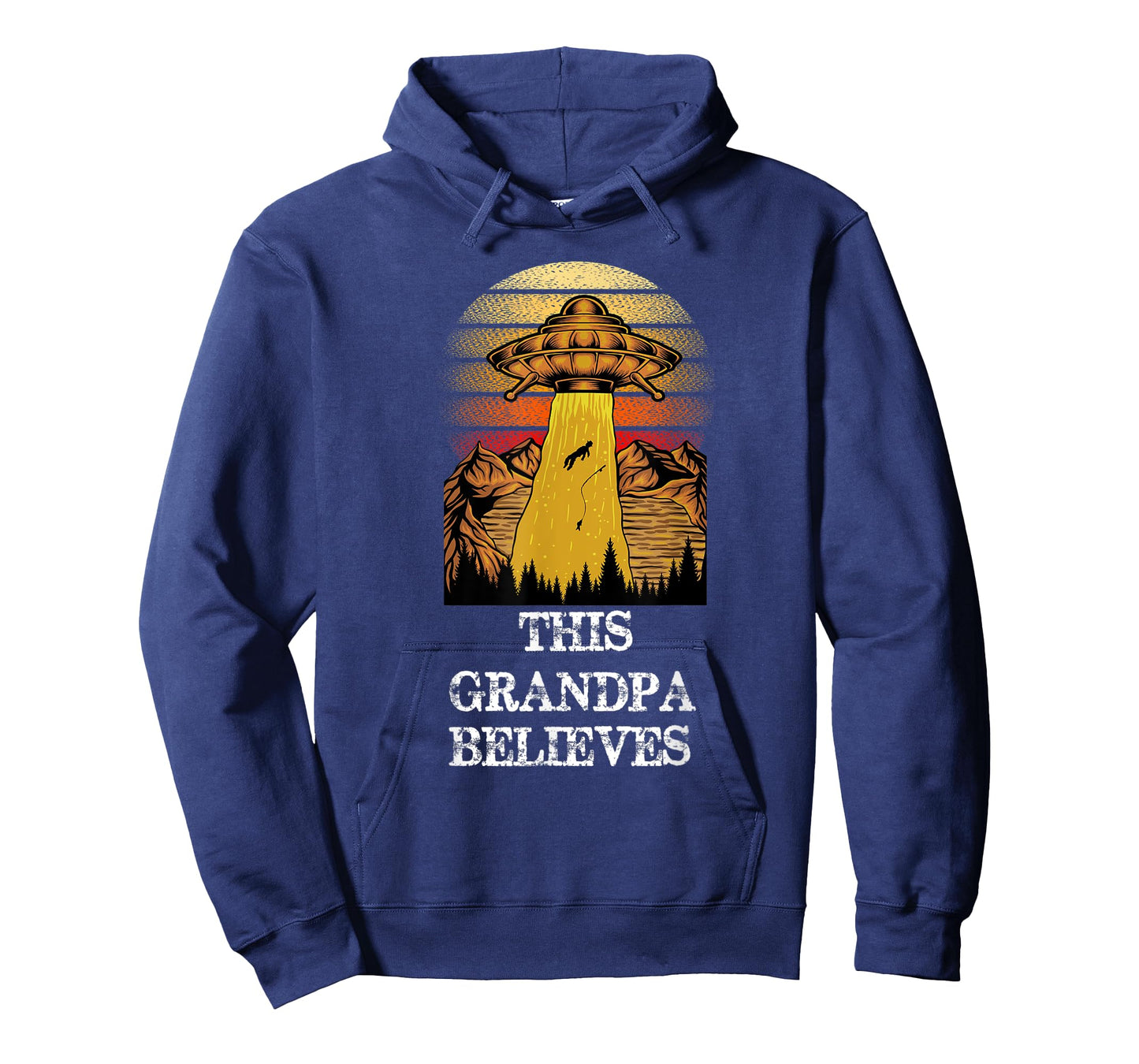 This Grandpa Believes - Funny UFO Alien Conspiracy T-Shirt