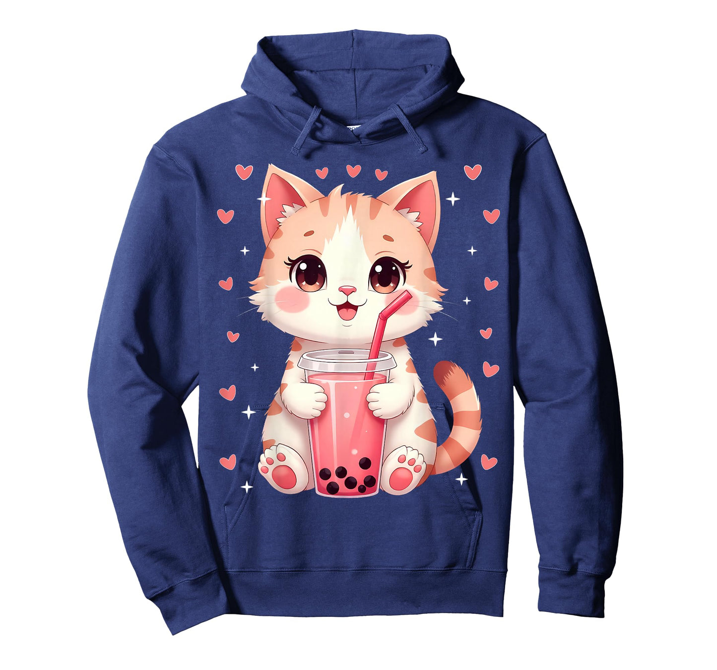 Cat Boba Tea Bubble Tea Anime Girls Women Kawaii Neko Lover T-Shirt