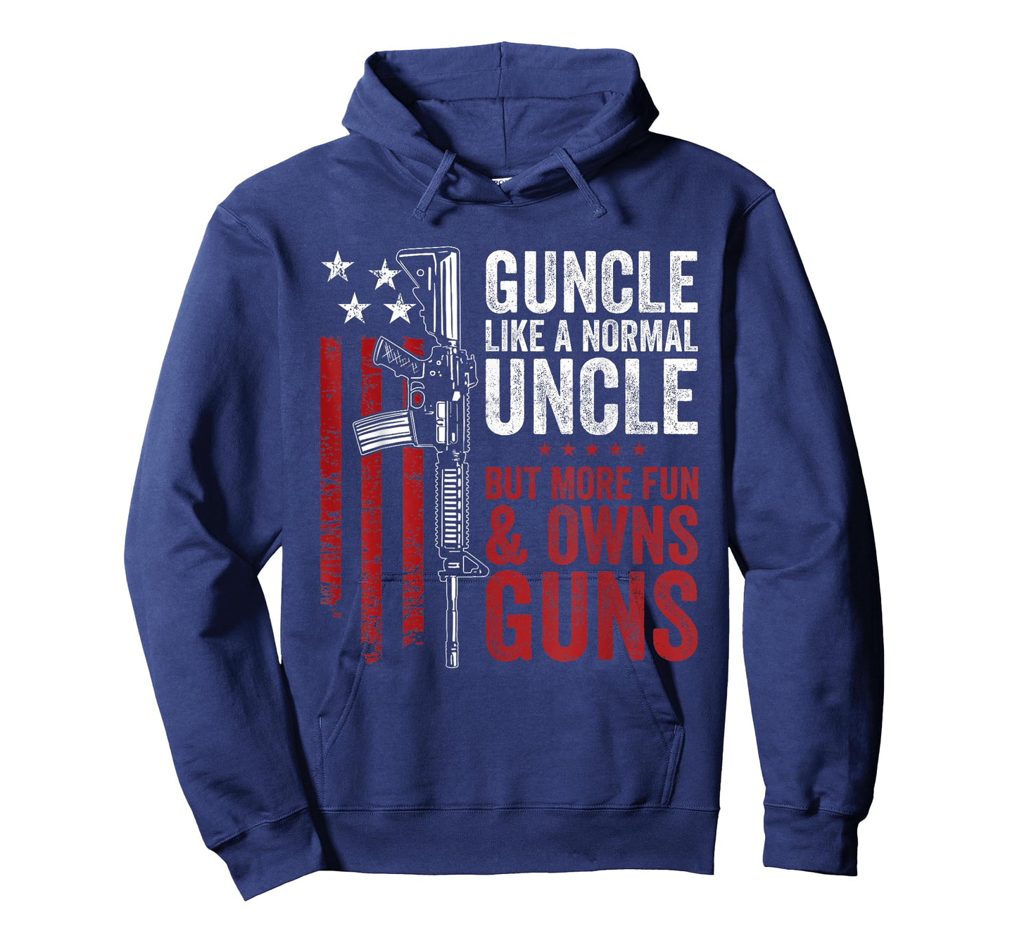 Funny Guncle Like Normal Uncle More Fun Owns Guns T-Shirt