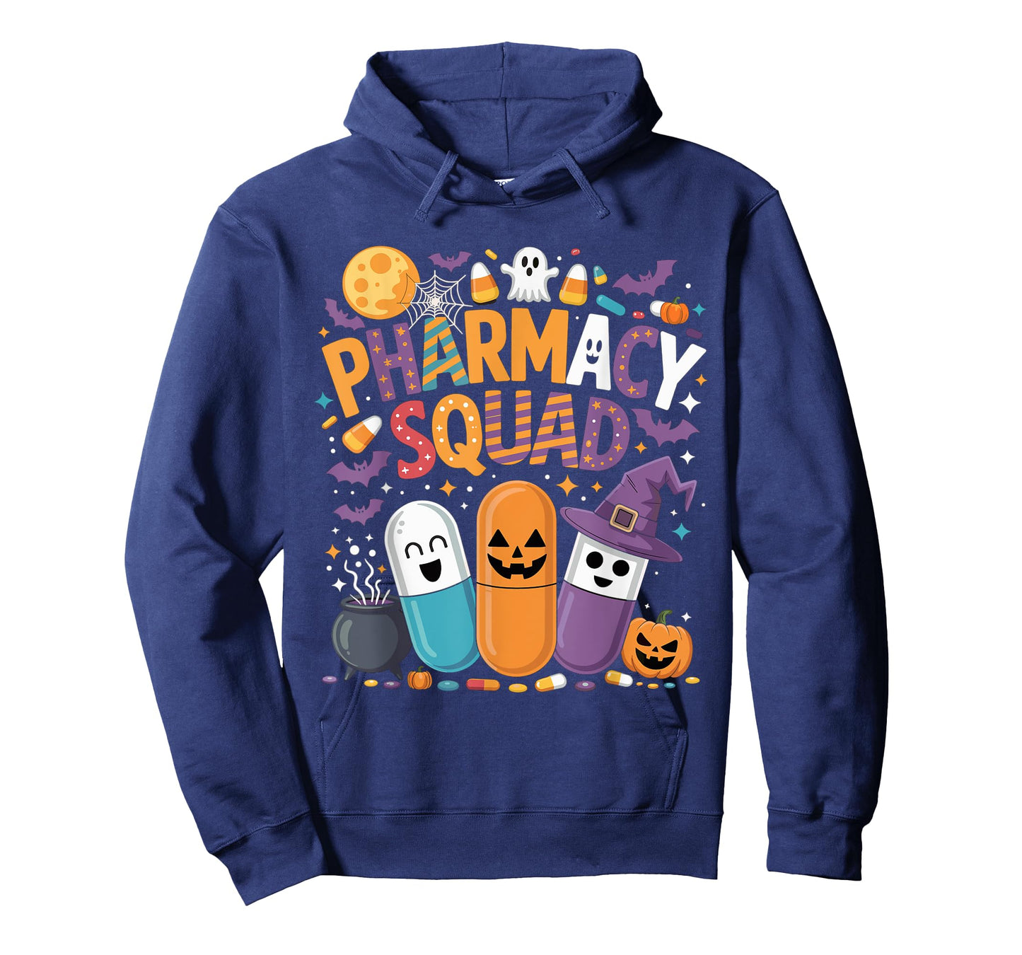 Pharmacy Squad Halloween Pharmacist Costume Ghost Pills T-Shirt