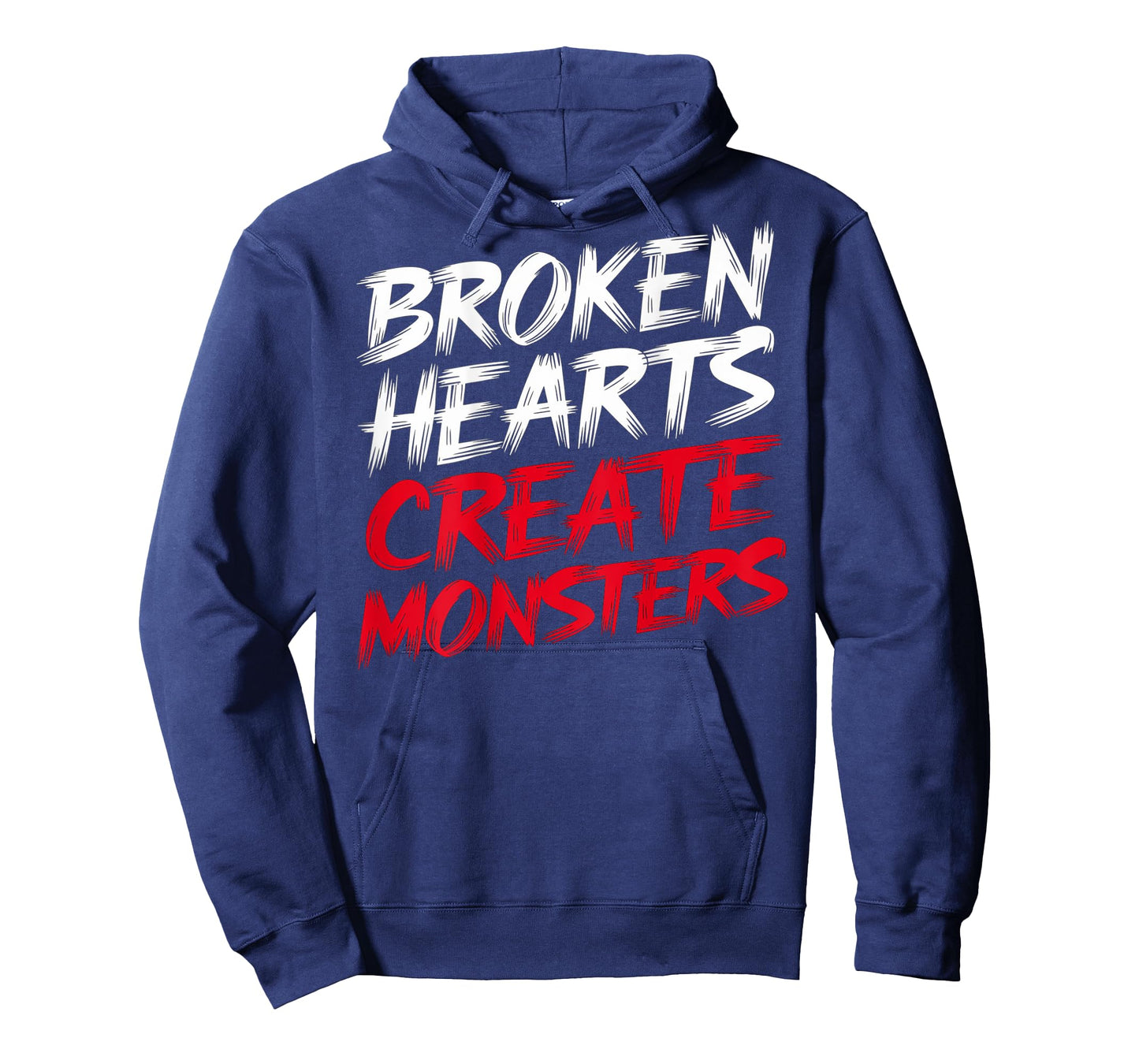 Mens Funny Gym Saying Valentine's Broken Hearts Create Monsters T-Shirt