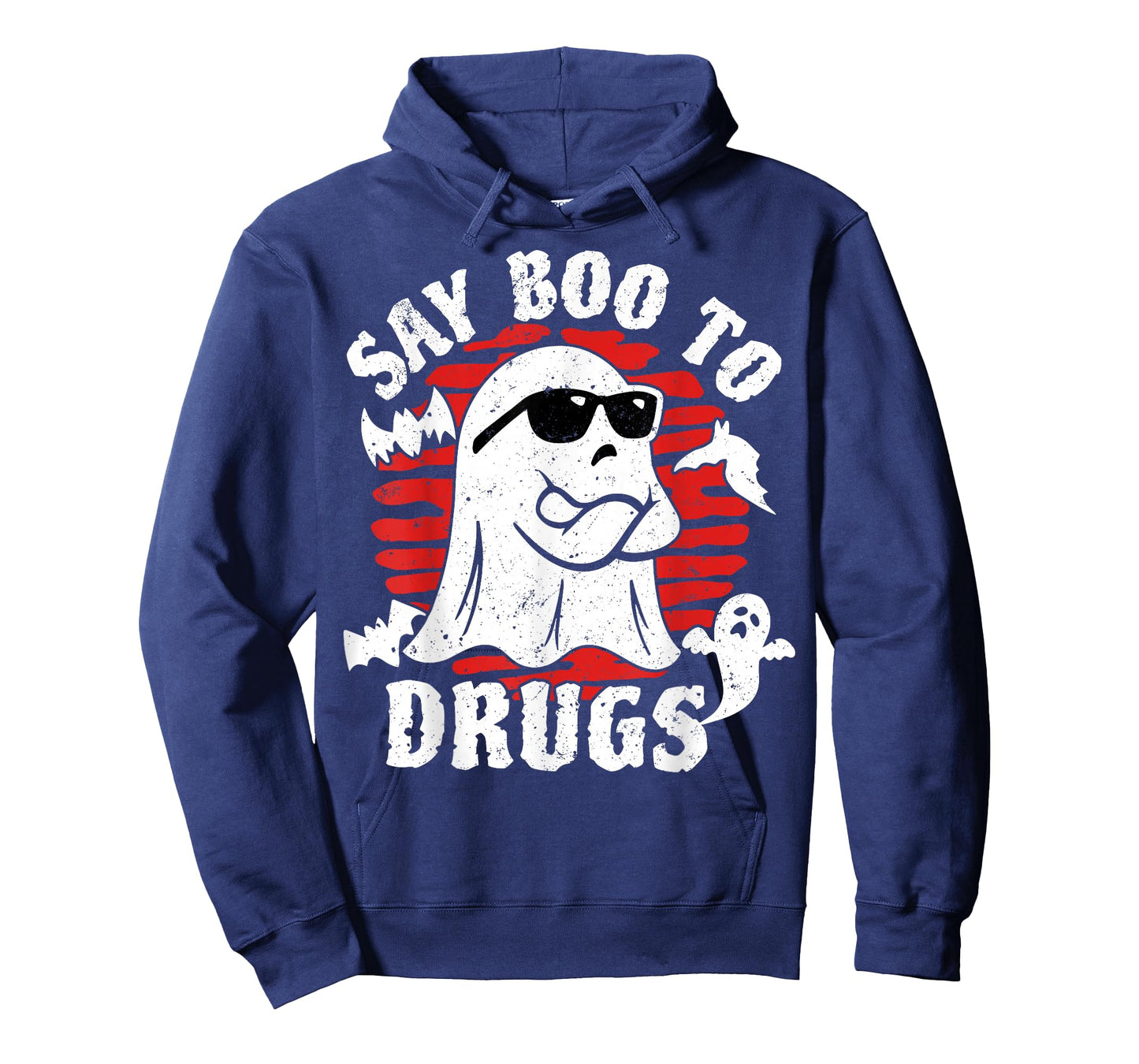 Say Boo to Drugs Anti-Drug Ghost Halloween Red Ribbon Week T-Shirt