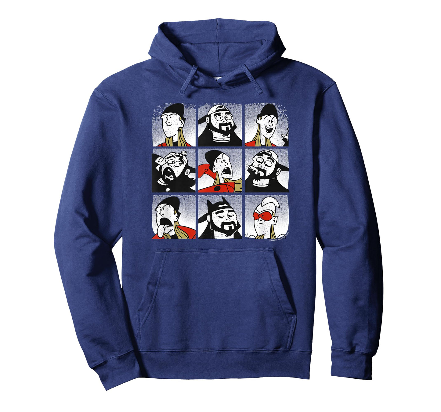 Clerks III Jay and Silent Bob Character Profile Box Up T-Shirt