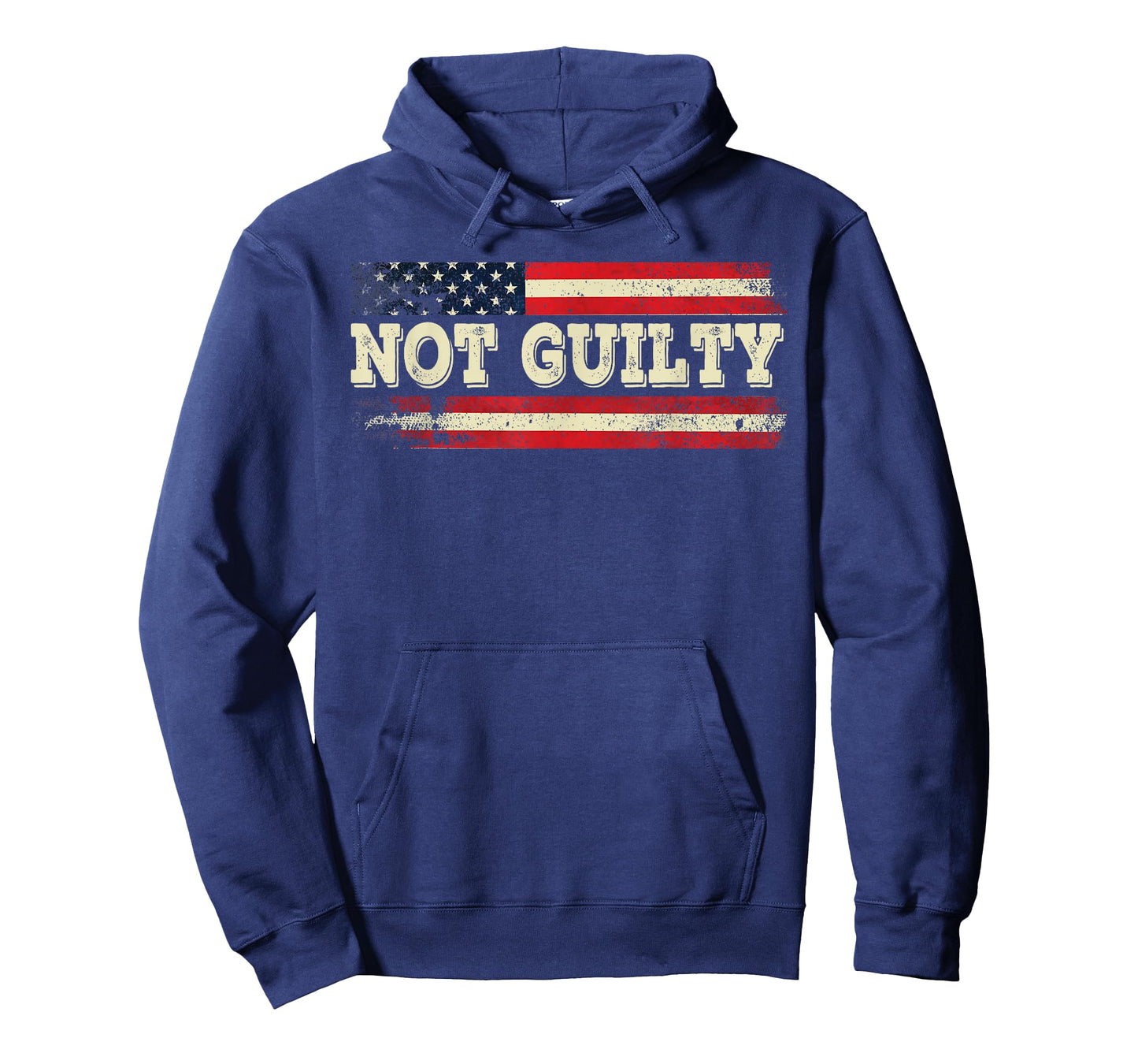 American Flag I Stand With USA Vintage Not Guilty Trump T-Shirt