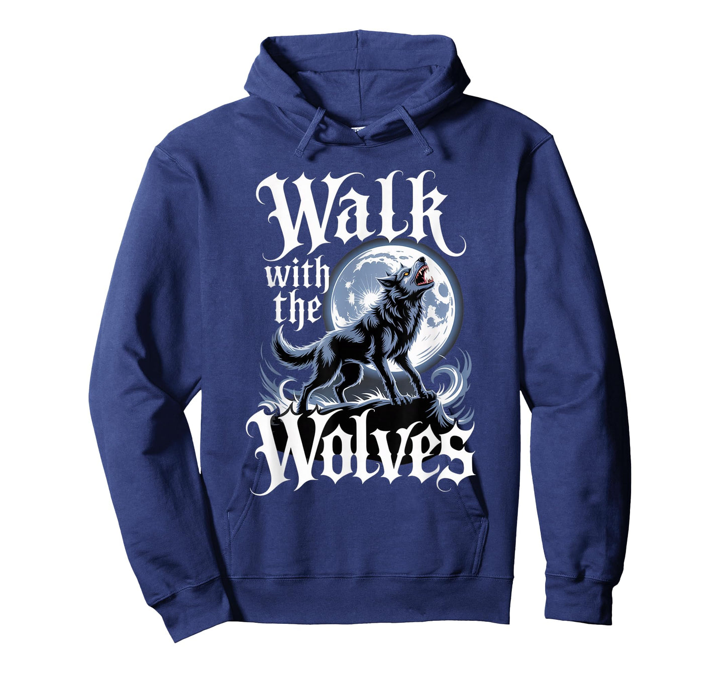 Walk with The Wolves Alpha Y2K Wolf Meme Fearless Alpha Girl T-Shirt