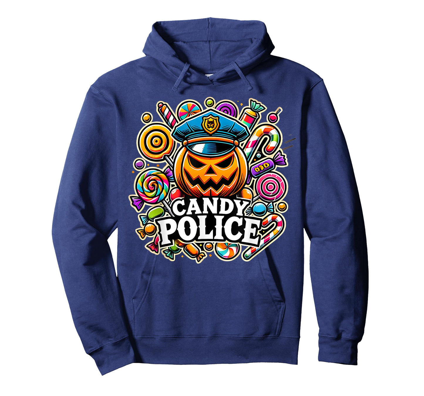 Candy Police Funny Halloween Party Trick or Treat Security T-Shirt