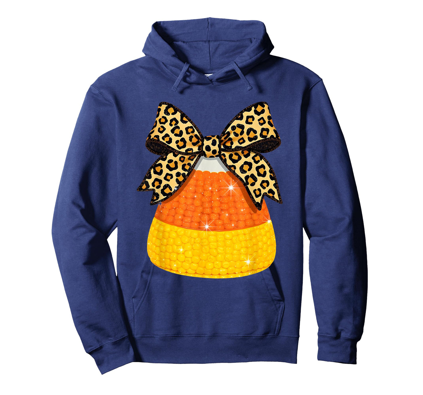 Coquette Bow Corn Candy Retro Halloween Women Kids T-Shirt