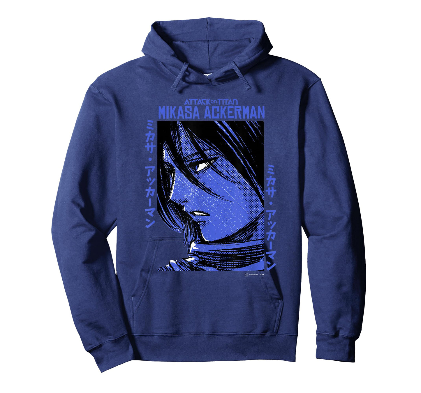 Attack on Titan Mikasa Ackerman Japanese Manga Face Portrait T-Shirt