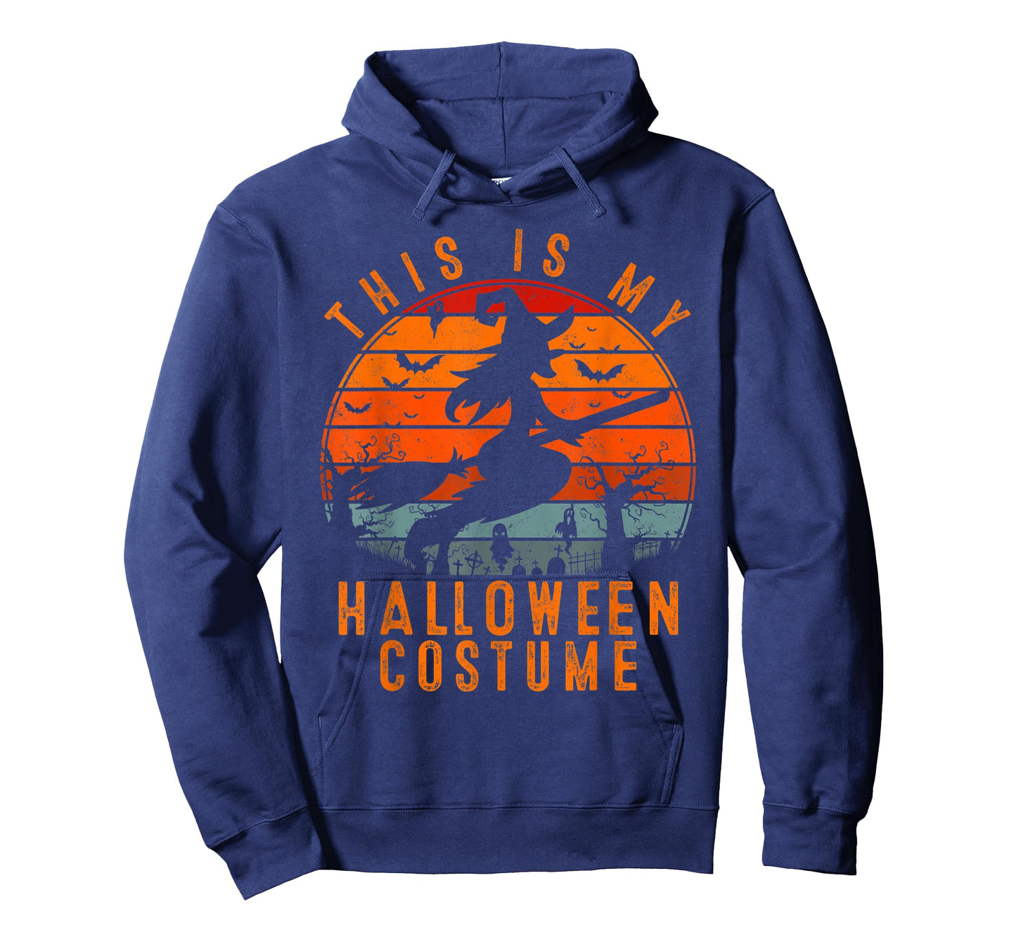 This is My Halloween Costume with Witch Gift Moon Scary T-Shirt