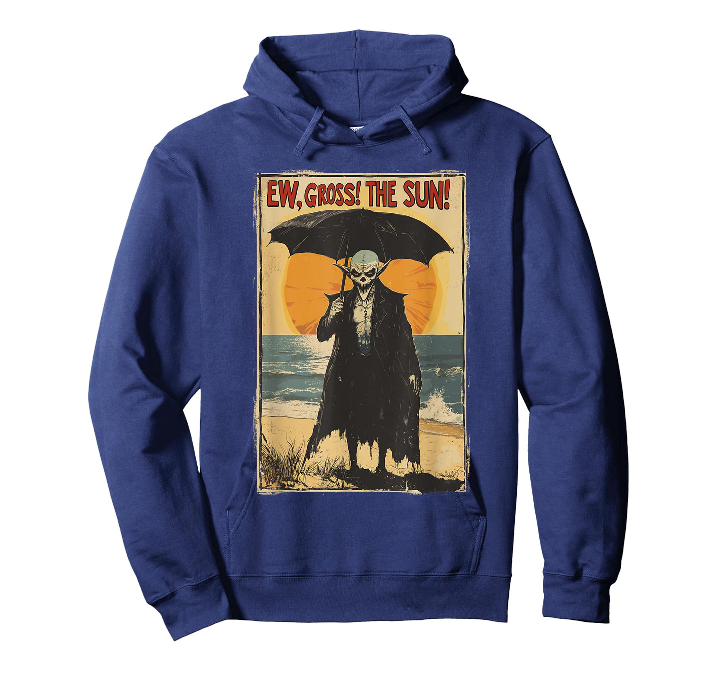 Summer Goth Vampire Beach Funny Emo Gothic Ew Gross The Sun T-Shirt