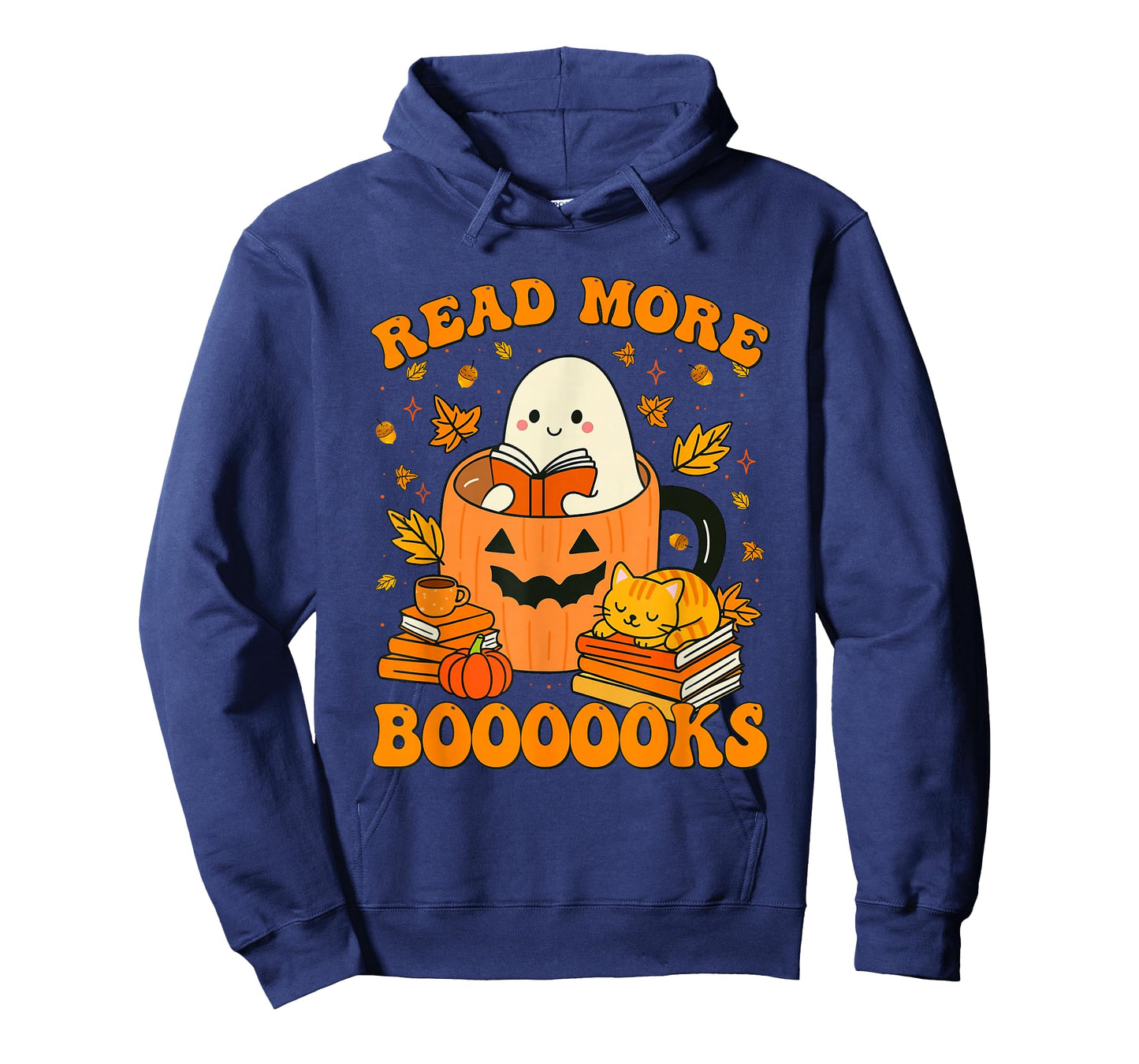 Read More Books Cute Ghost Reading Book Lovers Halloween T-Shirt