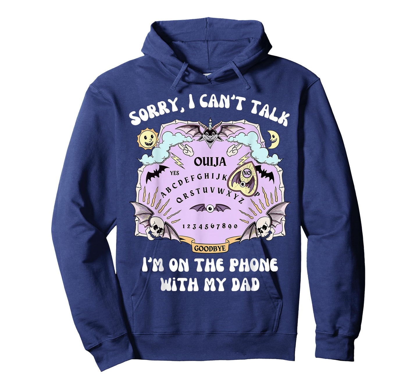 Fun Sorry I Cant Talk Im On The Phone with My Dad Halloween T-Shirt