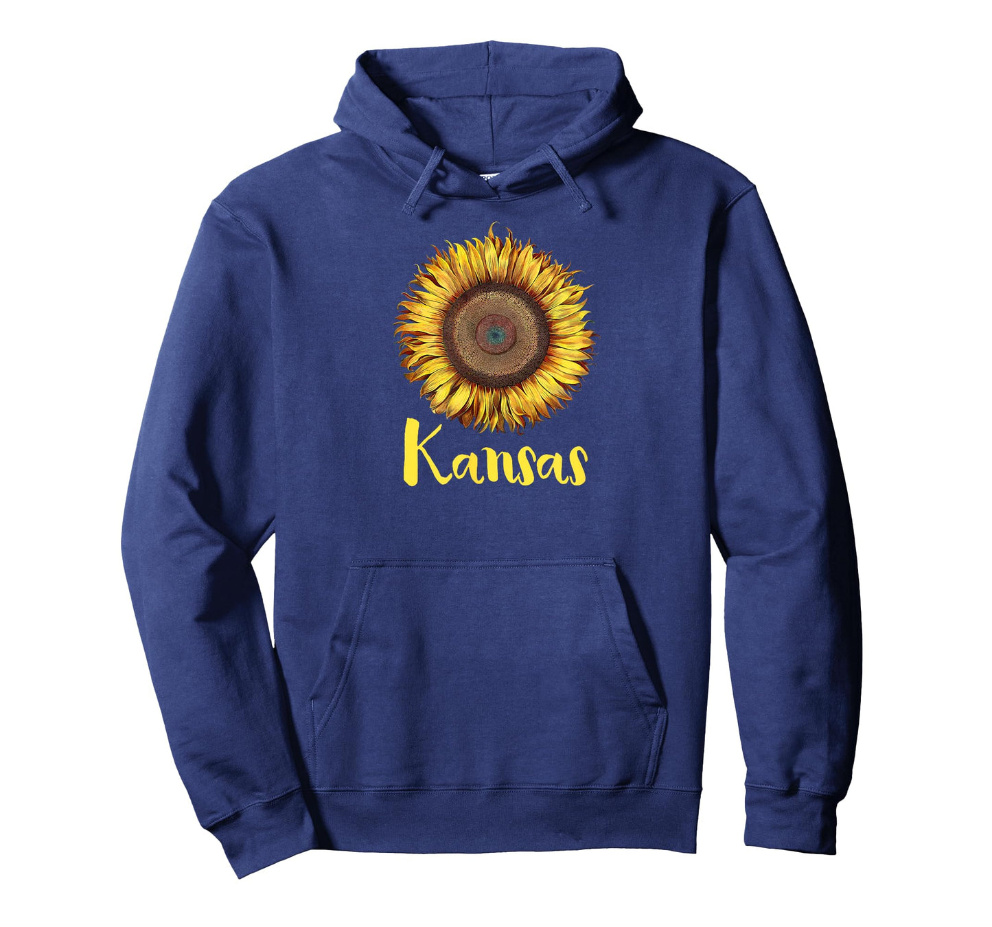 Single Sunflower State of Kansas Flower Apparel T-Shirt