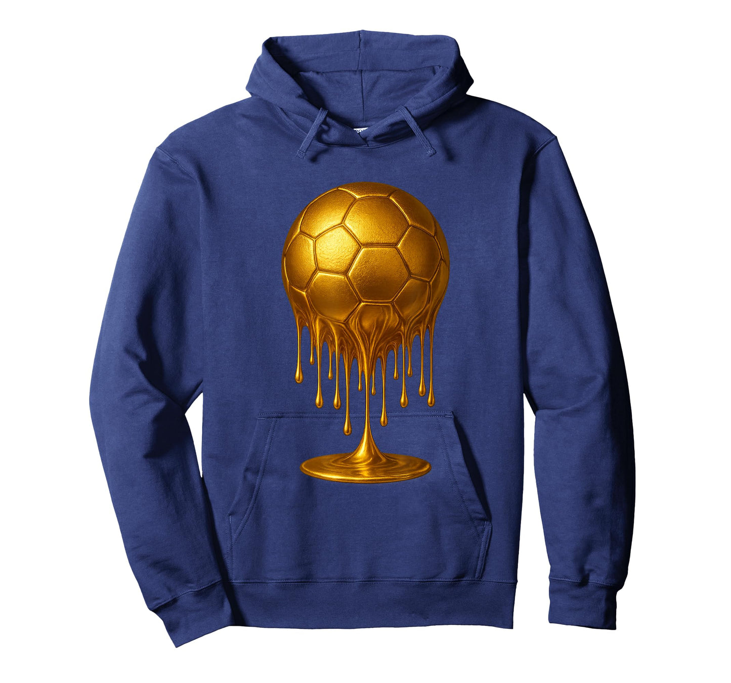 Soccer Drip Drippy Gold Spirit Wear Game Day Boys Youth T-Shirt