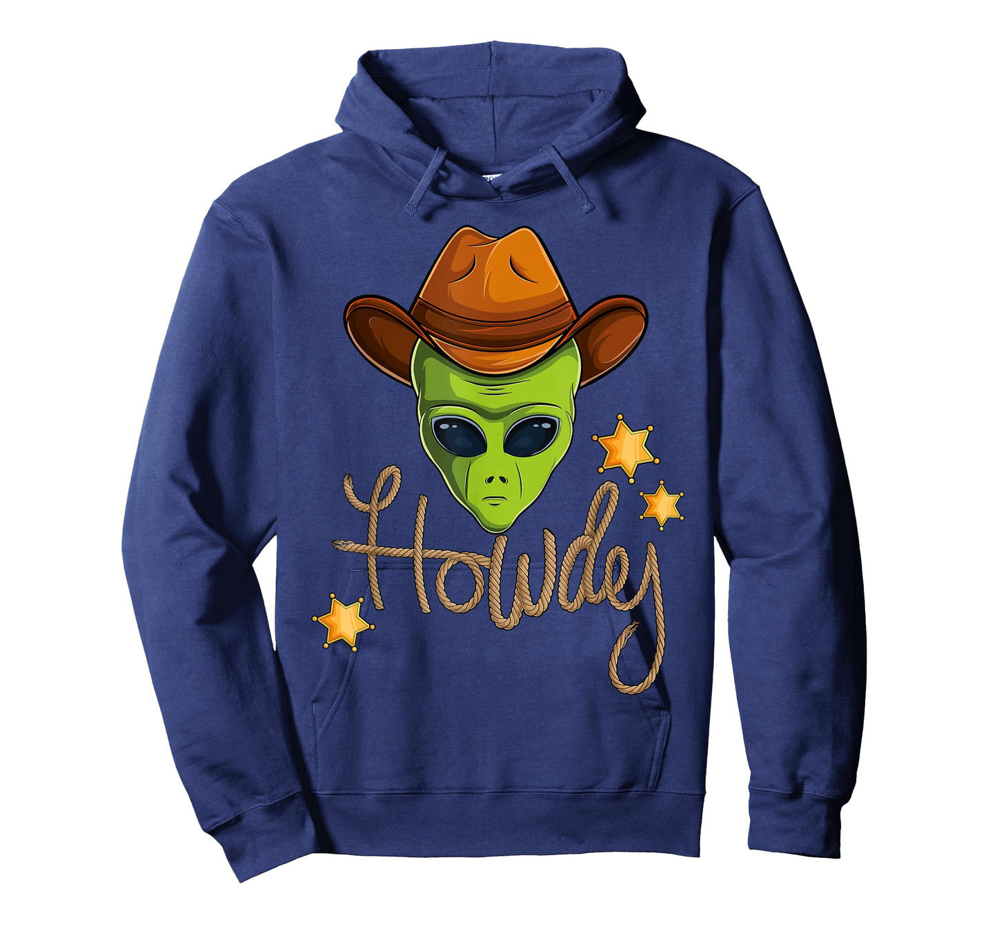 Funny Cowboy Alien Howdy Space UFO Western Rodeo Men Women T-Shirt