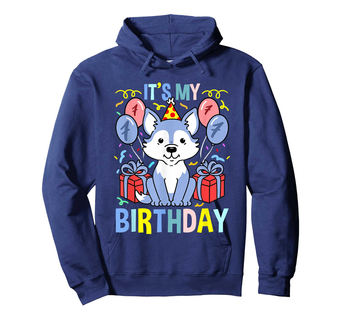 Its My 7th Birthday Wolf T-Shirt