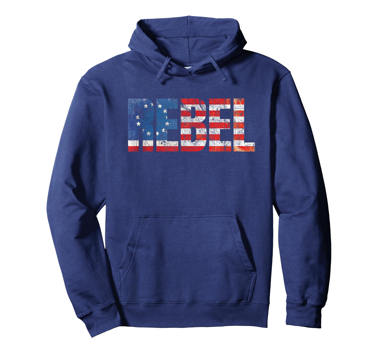 Rebel Betsy Ross American Flag 1776 Vintage Distressed T-Shirt