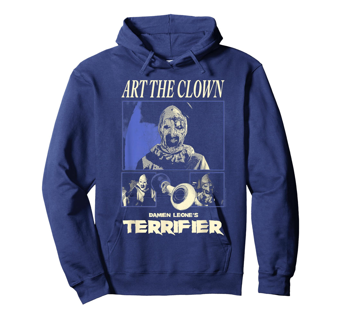Terrifier Art the Clown Black and White Panels Horror Movie T-Shirt