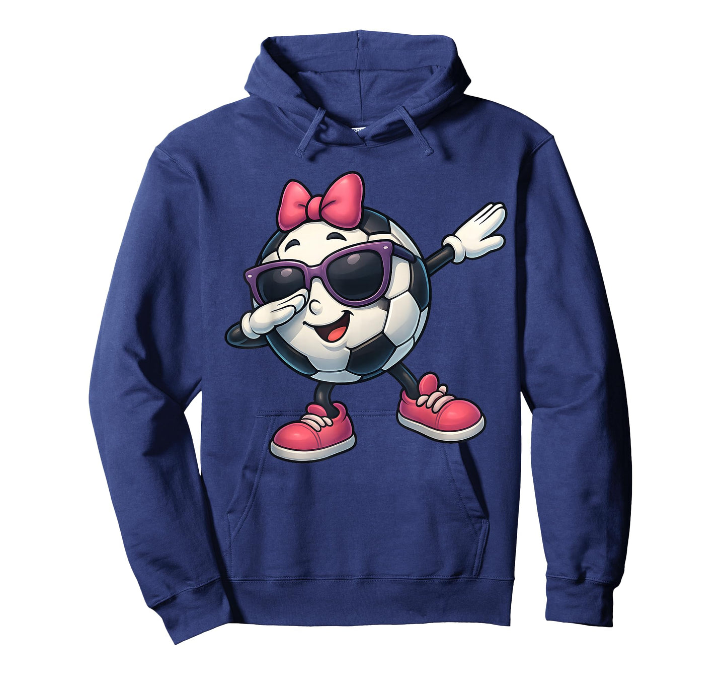 Funny Dabbing Soccer Ball Girl Tee for Kids Youth Fans T-Shirt