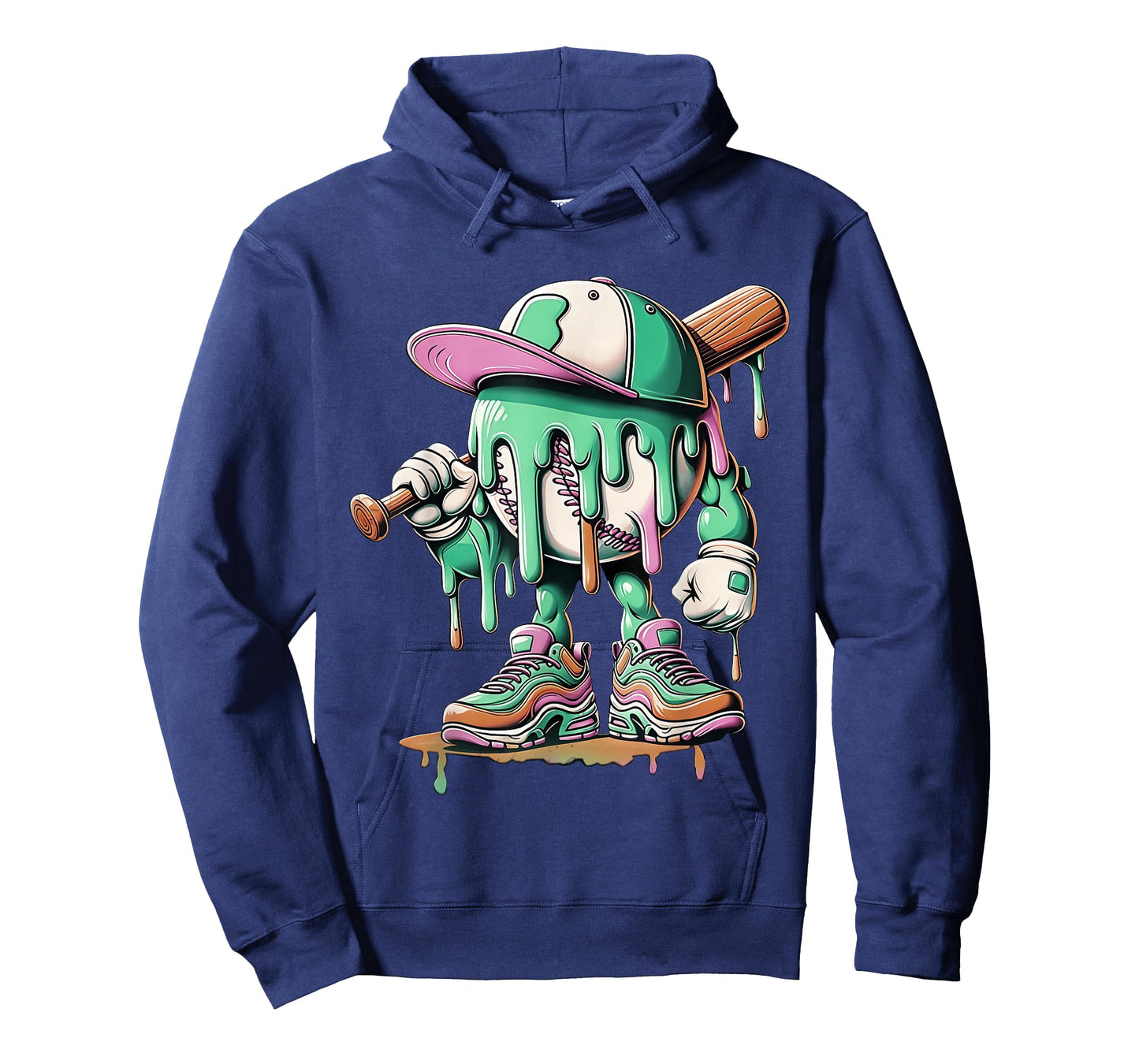 Baseball Drip for Boys Ice Cream Drip Baseball T-Shirt