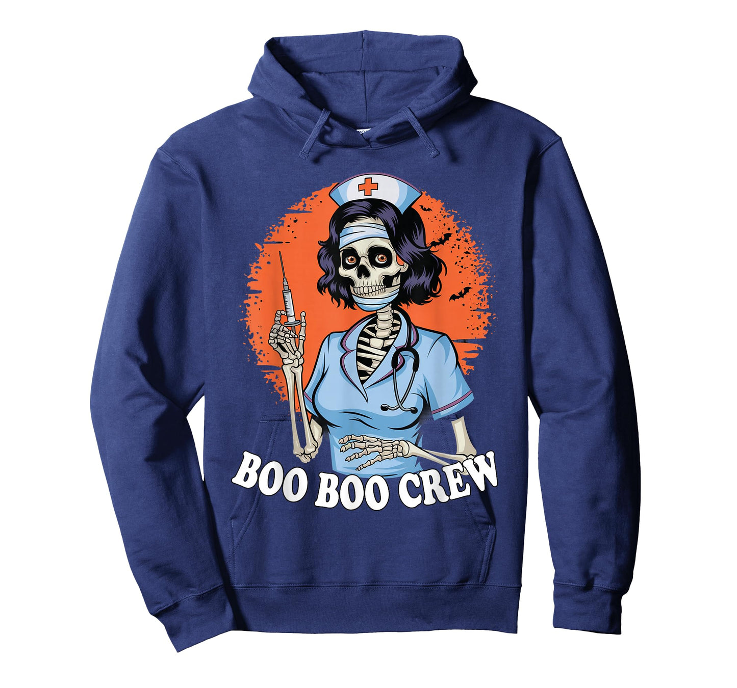 Boo Boo Crew Halloween Nurse Skeleton Zombie Ghost T-Shirt