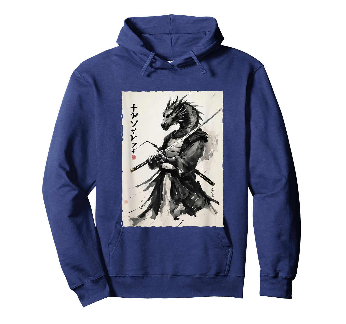 Samurai Dragon Vintage Ukiyo-e Warrior Art Graphic Dragon Ar T-Shirt
