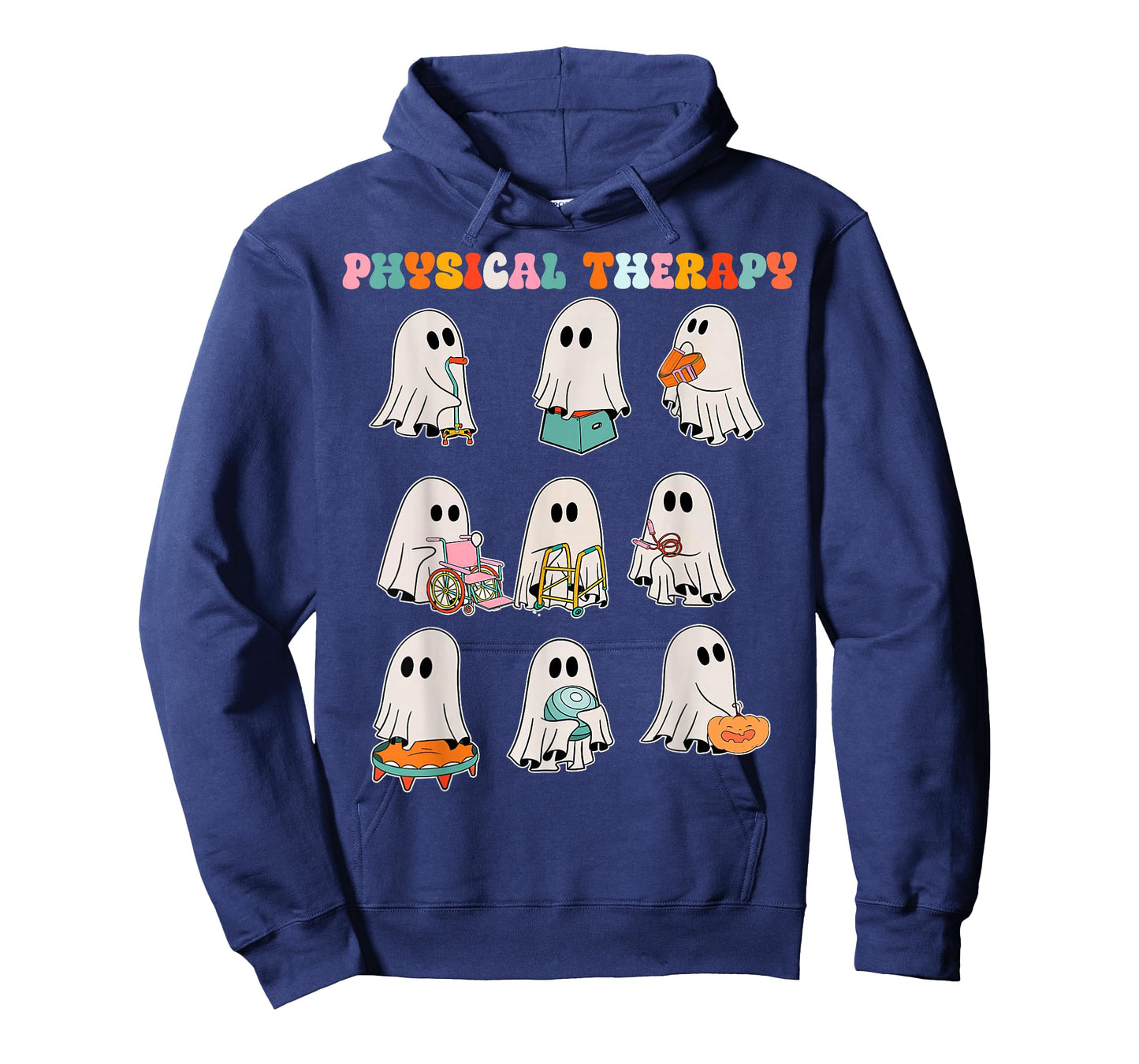 Funny Halloween Ghost Physical Therapy Pt Physical Therapist T-Shirt