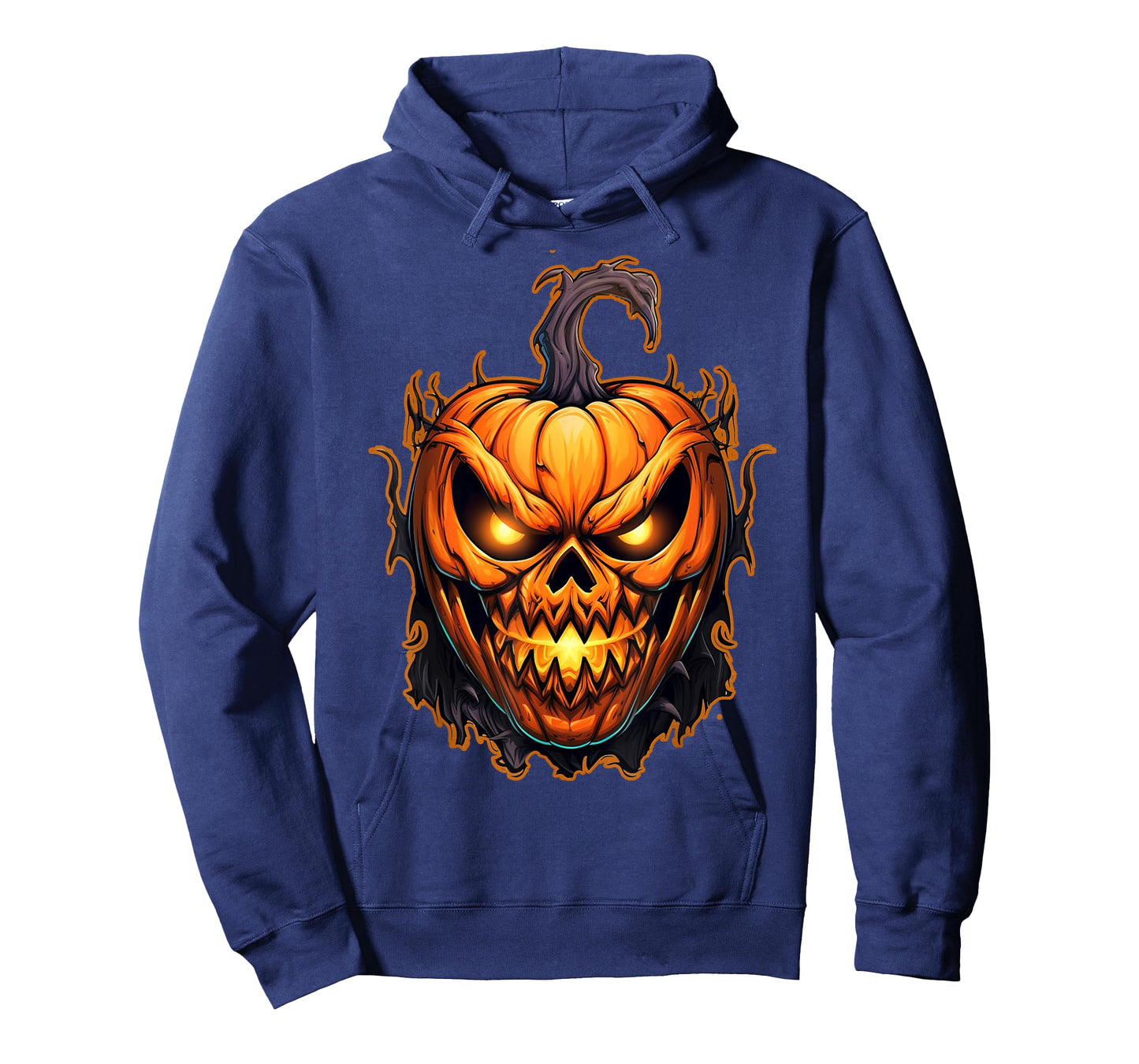 Funny Fall Autumn Halloween Scary Pumpkin Lazy Costume T-Shirt