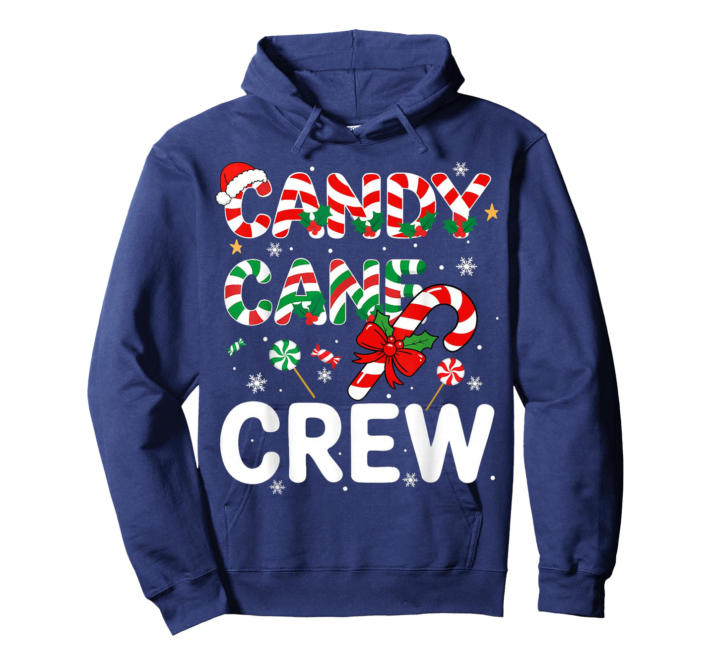 Candy Cane Crew Matching Family Group Candy Lover Pajamas T-Shirt