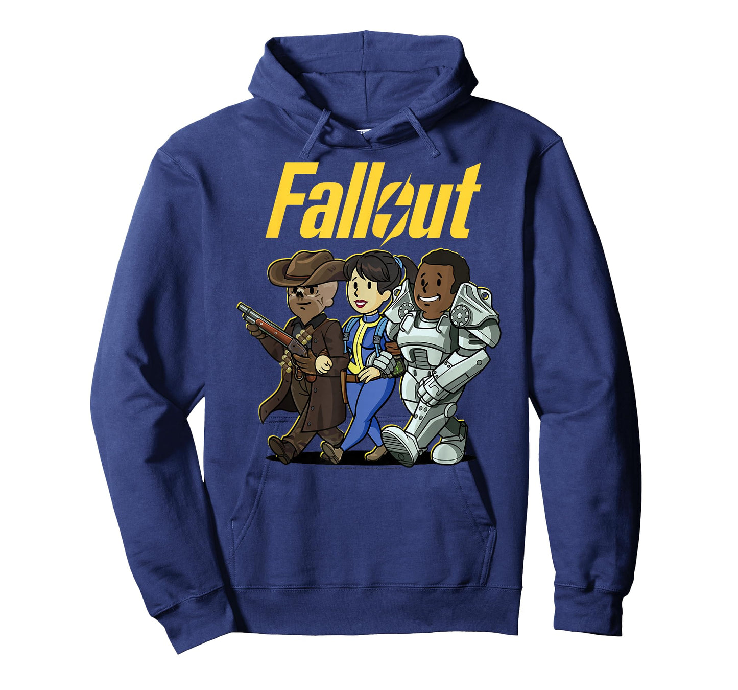 Fallout Character Cartoon Portraits TV Show T-Shirt