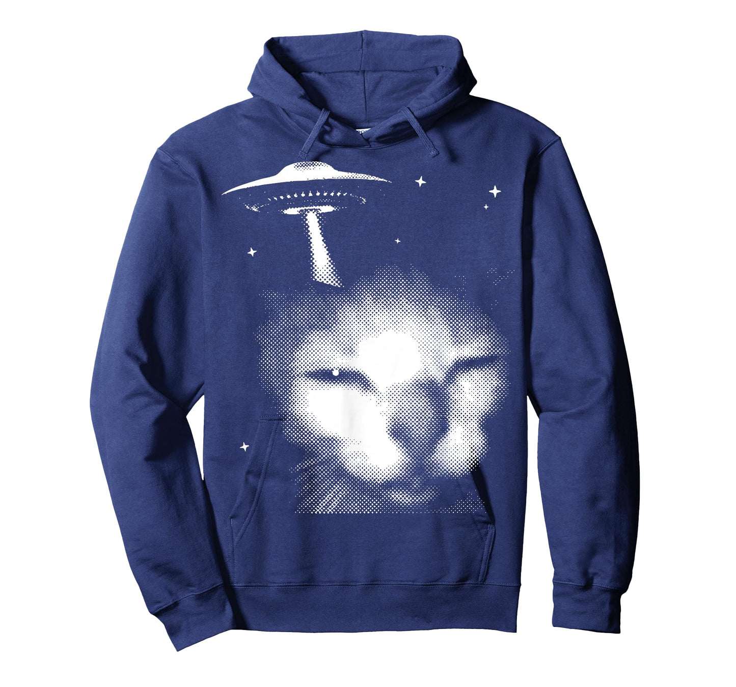 Alien Cat Meme UFO Vintage Graphic Tee Y2K Funny Silly Cat T-Shirt