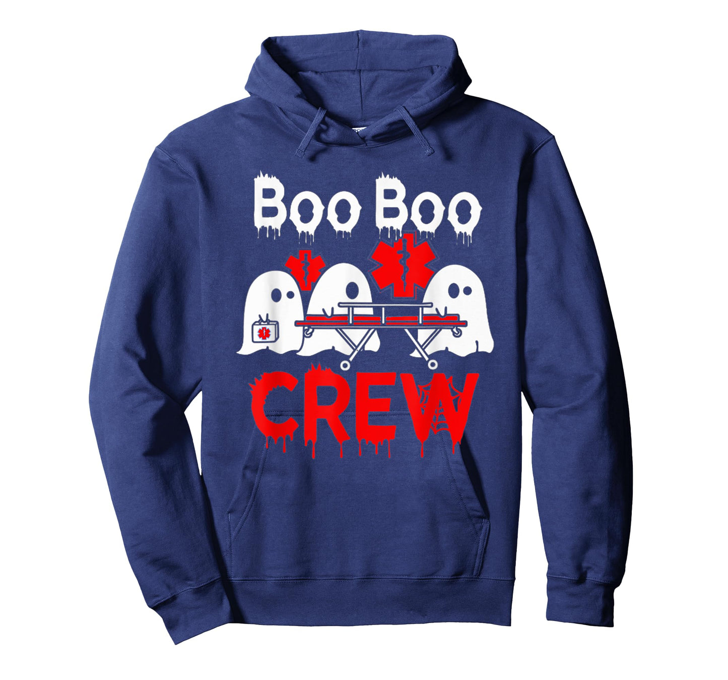 Ghost Boo Boo Crew EMT Paramedic Nurse Halloween T-Shirt