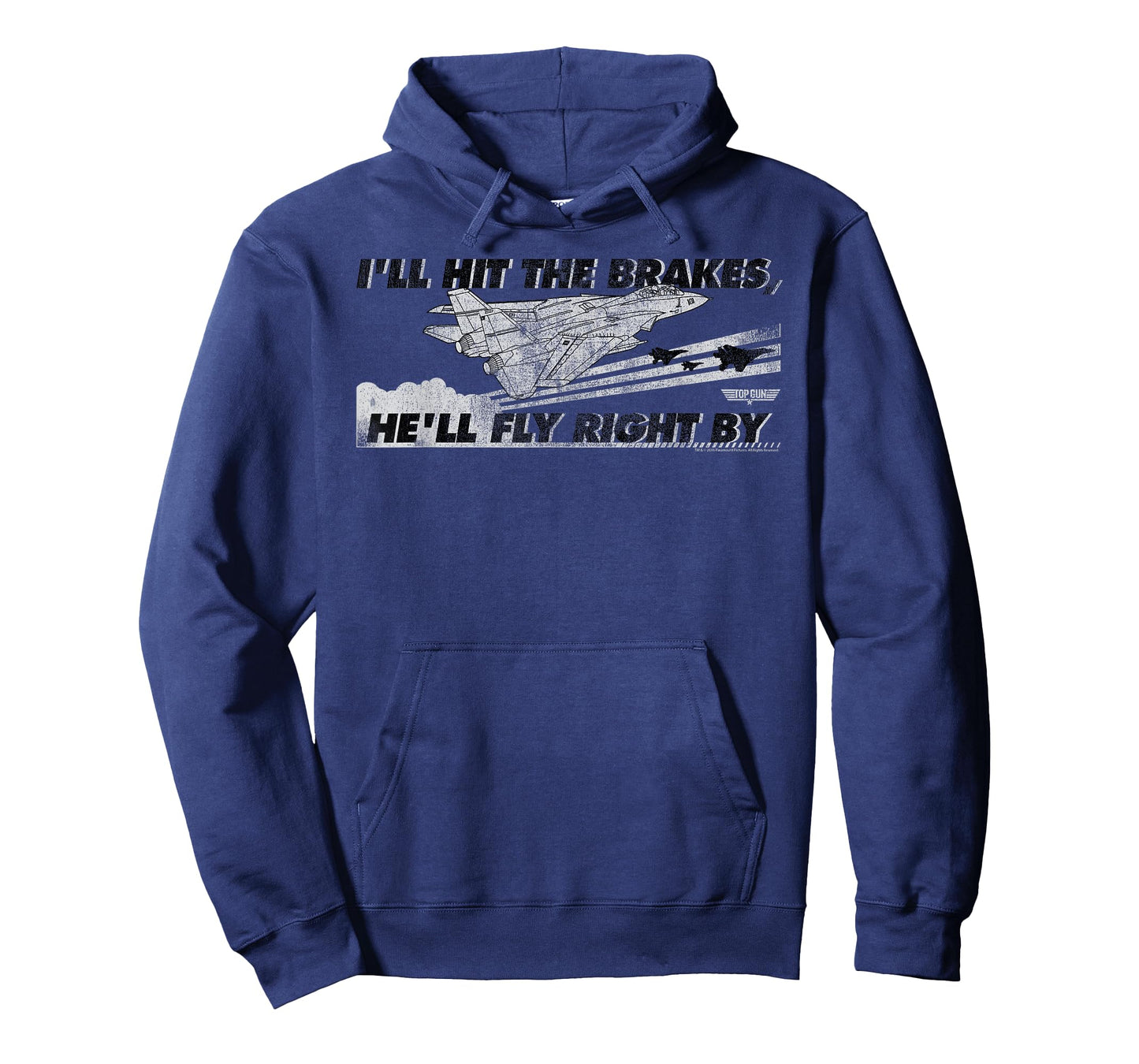 Top Gun I'll Hit the Brakes Retro Logo Action Movie T-Shirt