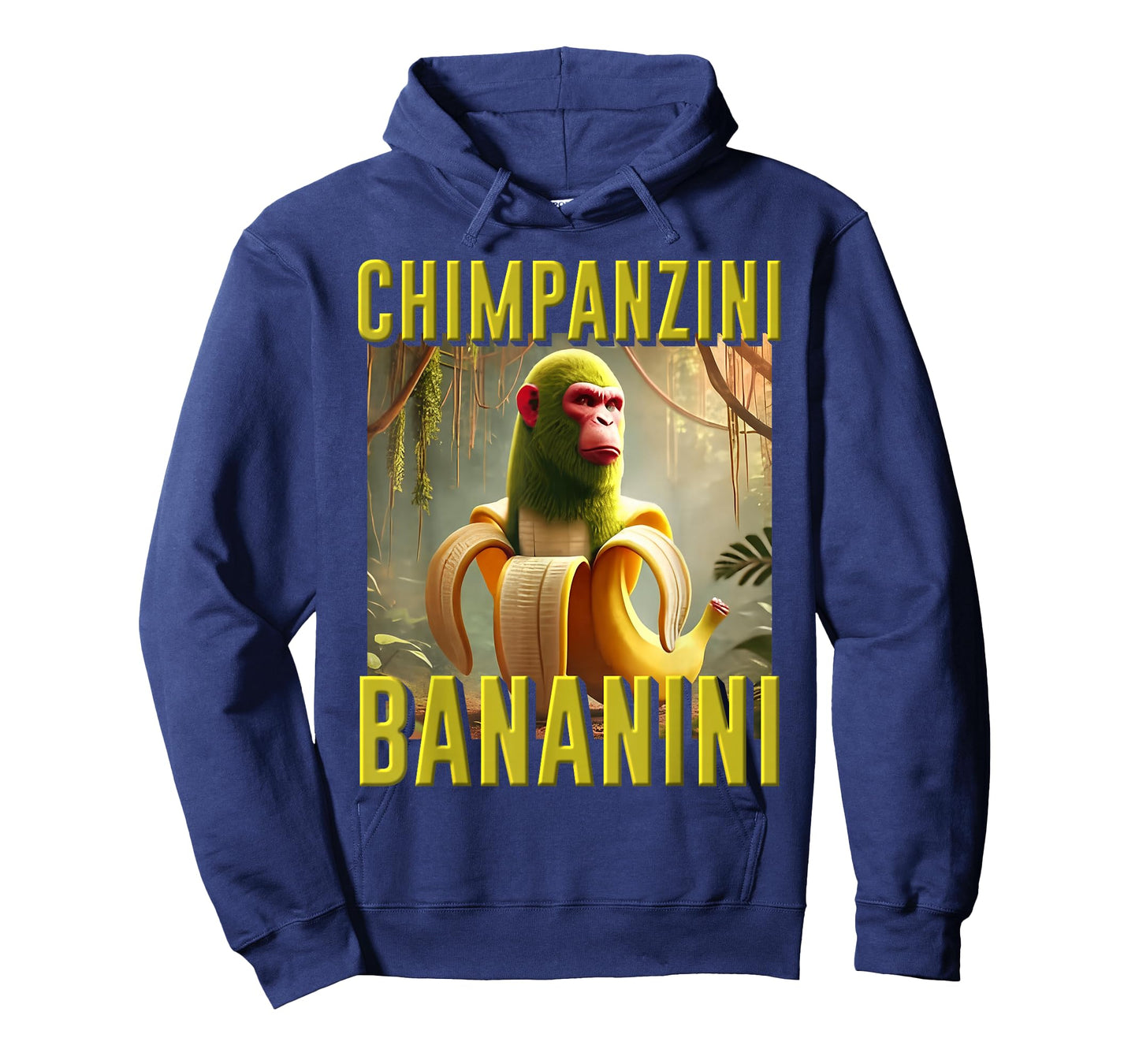 Internet Meme Hilarious AI Monster Joke Chimpanzini Bananini T-Shirt