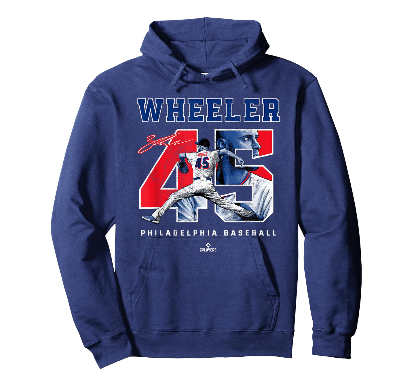BallPark MVP Number and Portrait Zack Wheeler Philadelphia MLBPA T-Shirt