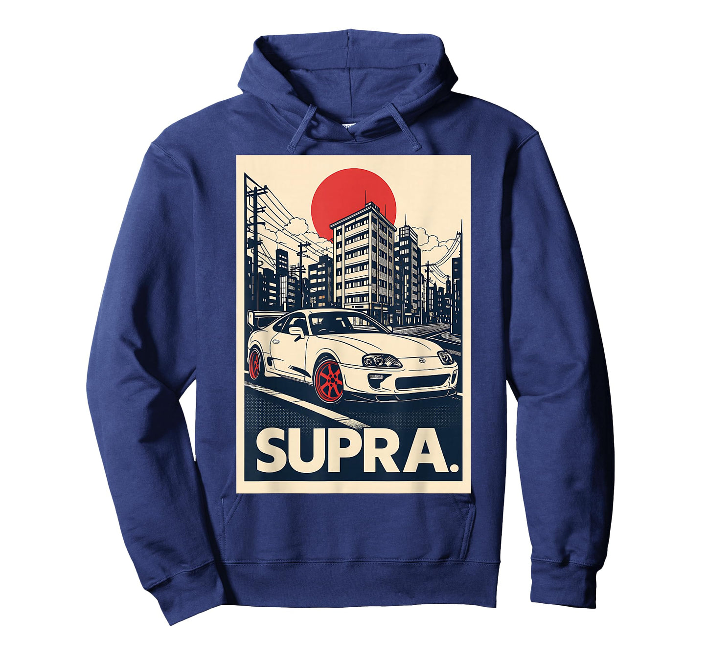 Japanese Cars Retro JDM Street Scene Tuner Car Art T-Shirt