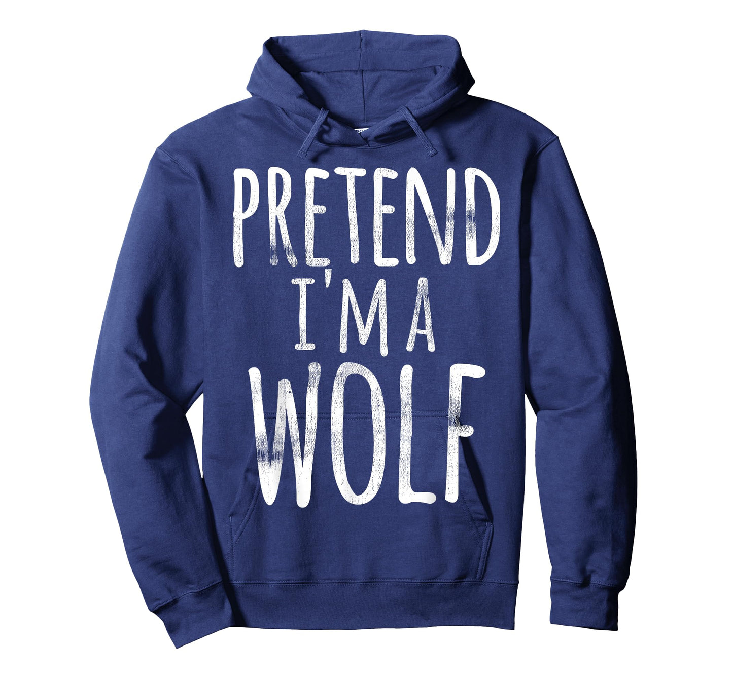 Funny Easy Lazy Halloween PRETEND I'M A WOLF COSTUME Outfit T-Shirt