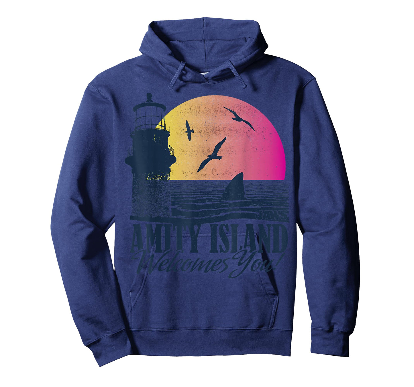 Jaws Amity Island Welcomes You Sunset T-Shirt