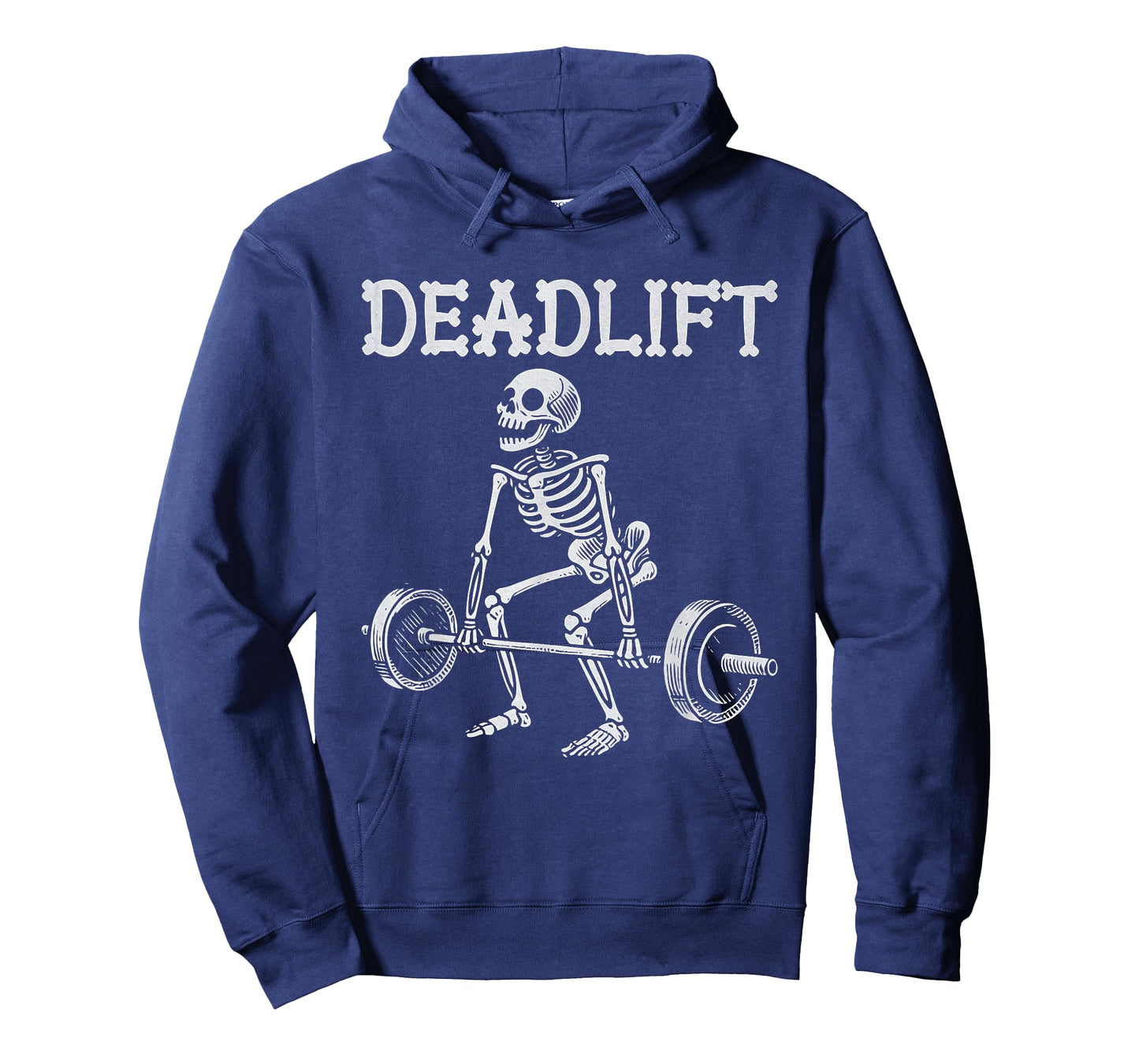 DEADLIFT Funny Halloween Skeleton Weight Lifting Workout T-Shirt