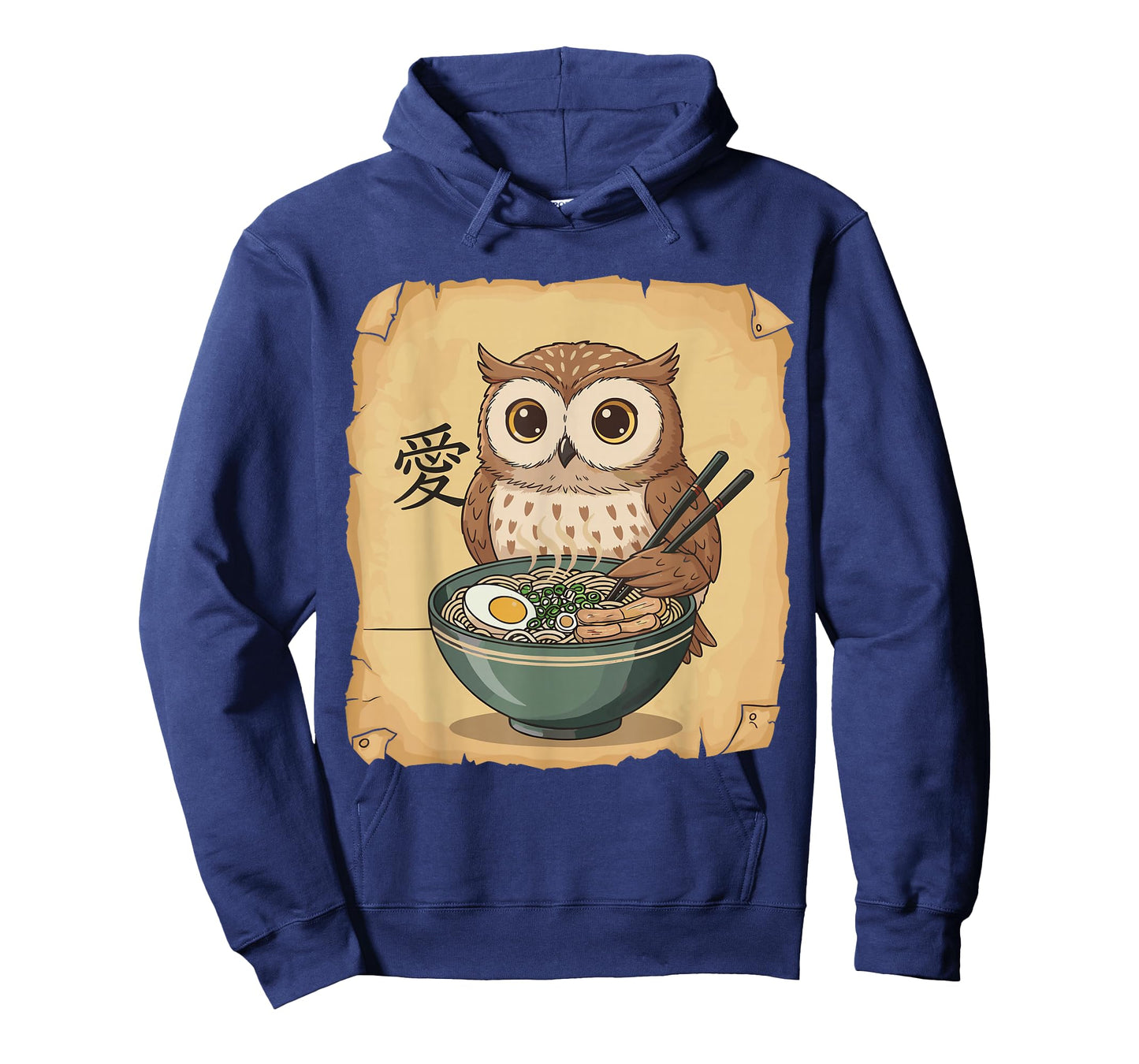 Ramen Owl Noodle Kawaii Lover Japanese Funny Graphic T-Shirt