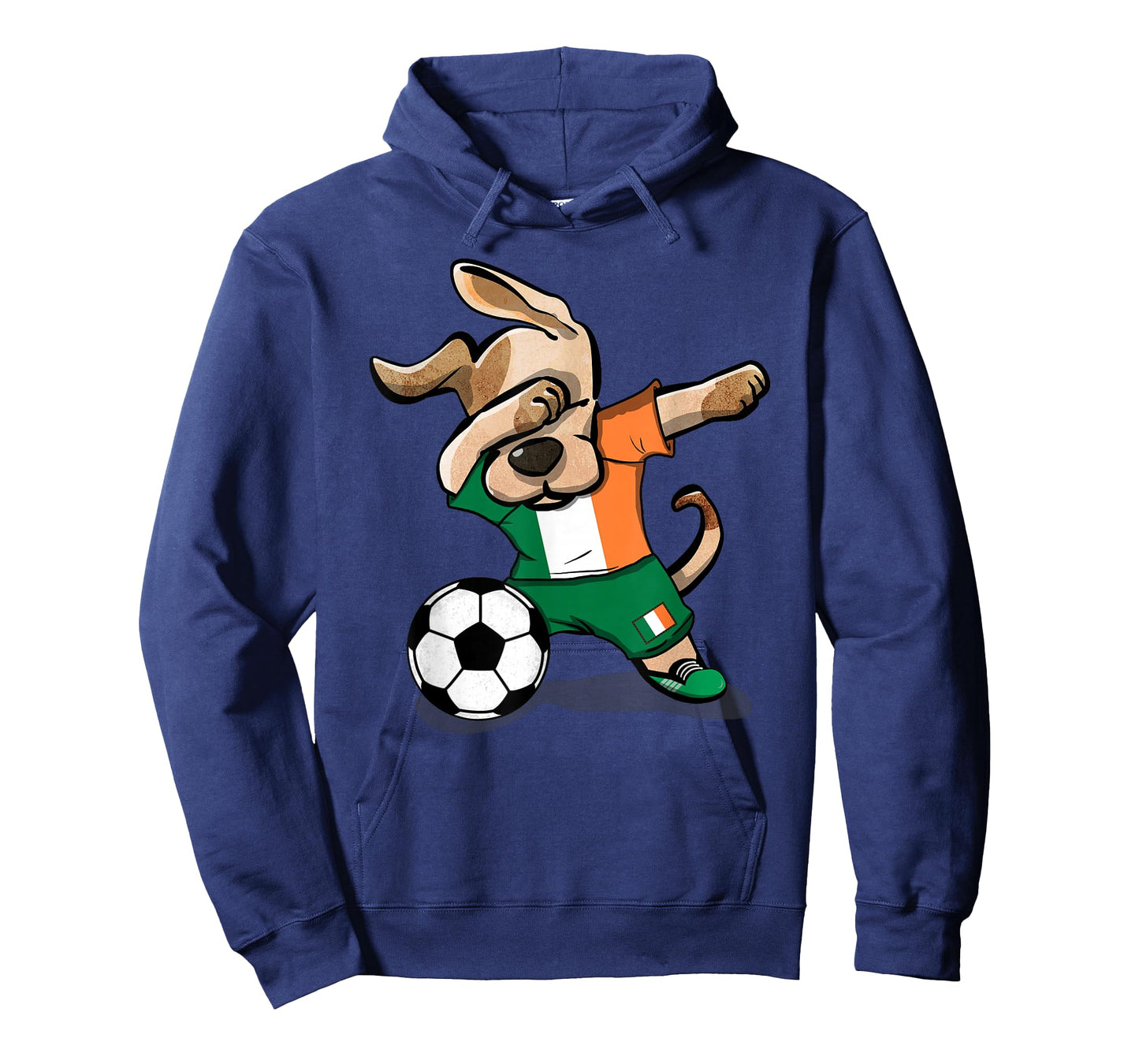Funny Dabbing Dog Ireland Soccer Jersey Funny Irish Football T-Shirt